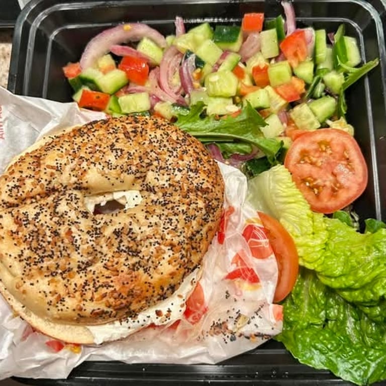 Indulge in Our Cream Cheese Bagel